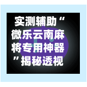 实测辅助“微乐云南麻将专用神器”揭秘透视辅助万能挂用法-第2张图片