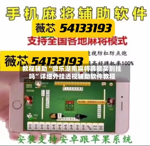 教程辅助“微乐湖南麻将真能买到挂吗”详细外挂透视辅助软件教程-第3张图片