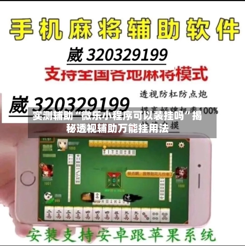 实测辅助“微乐小程序可以装挂吗”揭秘透视辅助万能挂用法-第1张图片