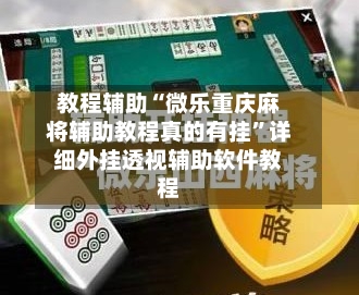 教程辅助“微乐重庆麻将辅助教程真的有挂”详细外挂透视辅助软件教程-第1张图片