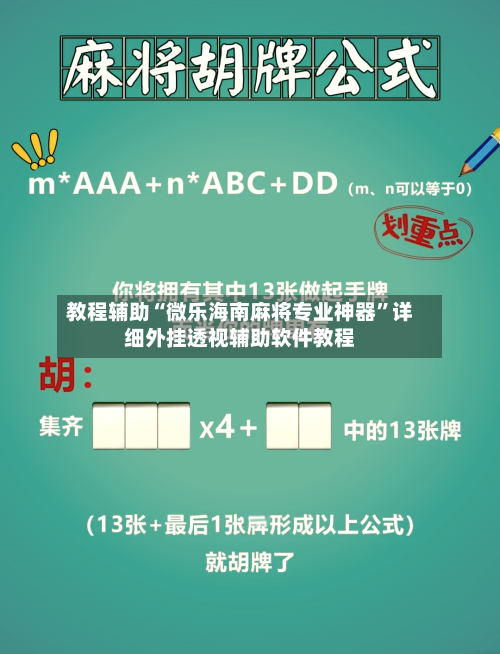 教程辅助“微乐海南麻将专业神器”详细外挂透视辅助软件教程-第3张图片