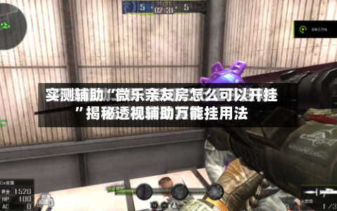 实测辅助“微乐亲友房怎么可以开挂”揭秘透视辅助万能挂用法-第1张图片