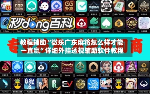 教程辅助“微乐广东麻将怎么样才能一直赢	”详细外挂透视辅助软件教程-第1张图片