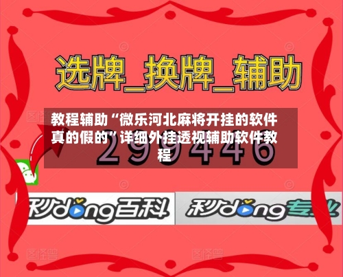 教程辅助“微乐河北麻将开挂的软件真的假的”详细外挂透视辅助软件教程-第2张图片