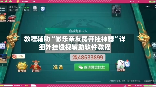 教程辅助“微乐亲友房开挂神器	”详细外挂透视辅助软件教程-第3张图片