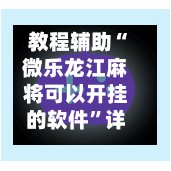 教程辅助“微乐龙江麻将可以开挂的软件	”详细外挂透视辅助软件教程-第3张图片