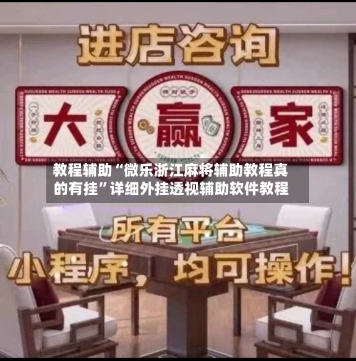 教程辅助“微乐浙江麻将辅助教程真的有挂”详细外挂透视辅助软件教程-第2张图片