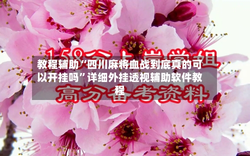 教程辅助“四川麻将血战到底真的可以开挂吗	”详细外挂透视辅助软件教程-第1张图片