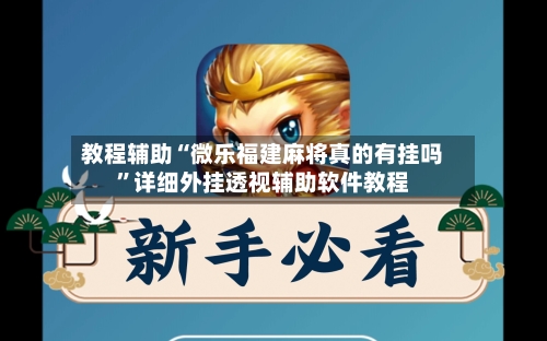 教程辅助“微乐福建麻将真的有挂吗	”详细外挂透视辅助软件教程-第3张图片