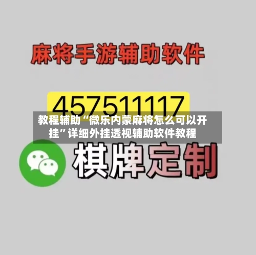 教程辅助“微乐内蒙麻将怎么可以开挂	”详细外挂透视辅助软件教程-第3张图片