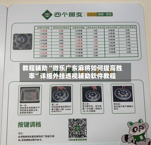 教程辅助“微乐广东麻将如何提高胜率	”详细外挂透视辅助软件教程-第2张图片