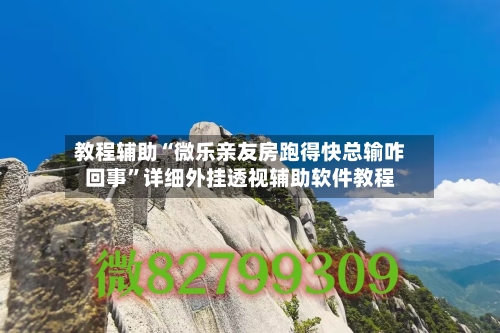教程辅助“微乐亲友房跑得快总输咋回事”详细外挂透视辅助软件教程-第1张图片