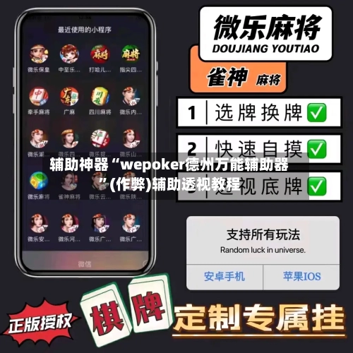 辅助神器“wepoker德州万能辅助器	”(作弊)辅助透视教程-第1张图片