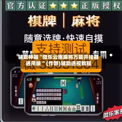 辅助神器“微乐云南麻将万能开挂器通用版 	”(作弊)辅助透视教程-第1张图片