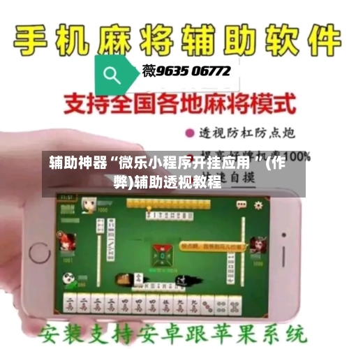 辅助神器“微乐小程序开挂应用 	”(作弊)辅助透视教程-第3张图片