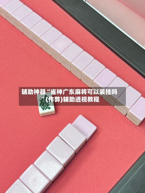 辅助神器“雀神广东麻将可以装挂吗 	”(作弊)辅助透视教程-第1张图片